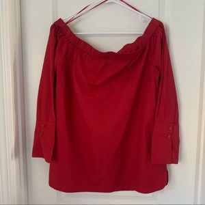 Motherhood Maternity Off the Shoulder Shirt